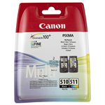 Canon originální ink PG510/CL511 multipack, black/color, blistr s ochranou