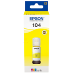 Epson EcoTank 104 - 65 ml - žlutá - originální - inkoustový zásobník - pro EcoTank ET-1810, 2715, 2721, 2810, 2811, 2812, 2814, 2