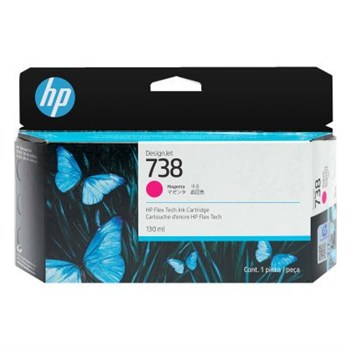 HP 738 130-ml Magenta DesignJet Ink Cartridge