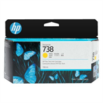 HP 738 130-ml Yellow DesignJet Ink Cartridge