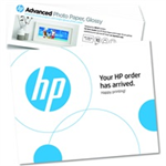 HP Advanced Photo Paper, Gloss (4x12 in; 10 x 30,5 cm) – 10 sheets