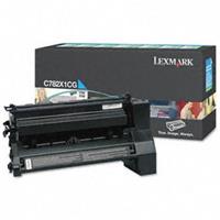 Toner Lexmark C782X1CG - originální | azurový, return