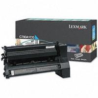 Toner Lexmark C780A1CG - originální | azurový, return