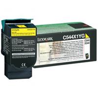 Toner Lexmark C544X1YG - originální | žlutý, return