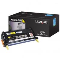 Toner Lexmark X560A2YG - originální | žlutý