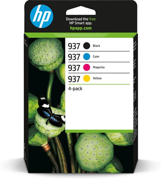 Originální inkoust HP 937 CMYK 4-Pack