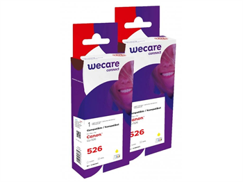 WECARE ARMOR sada ink kompatibilní s CANON CLI526Y 2x10,5ml,žlutá,CLI-526 Y