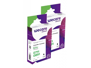 WECARE ARMOR sada ink kompatibilní s EPSON T071140 2x9ml,černá,T071140